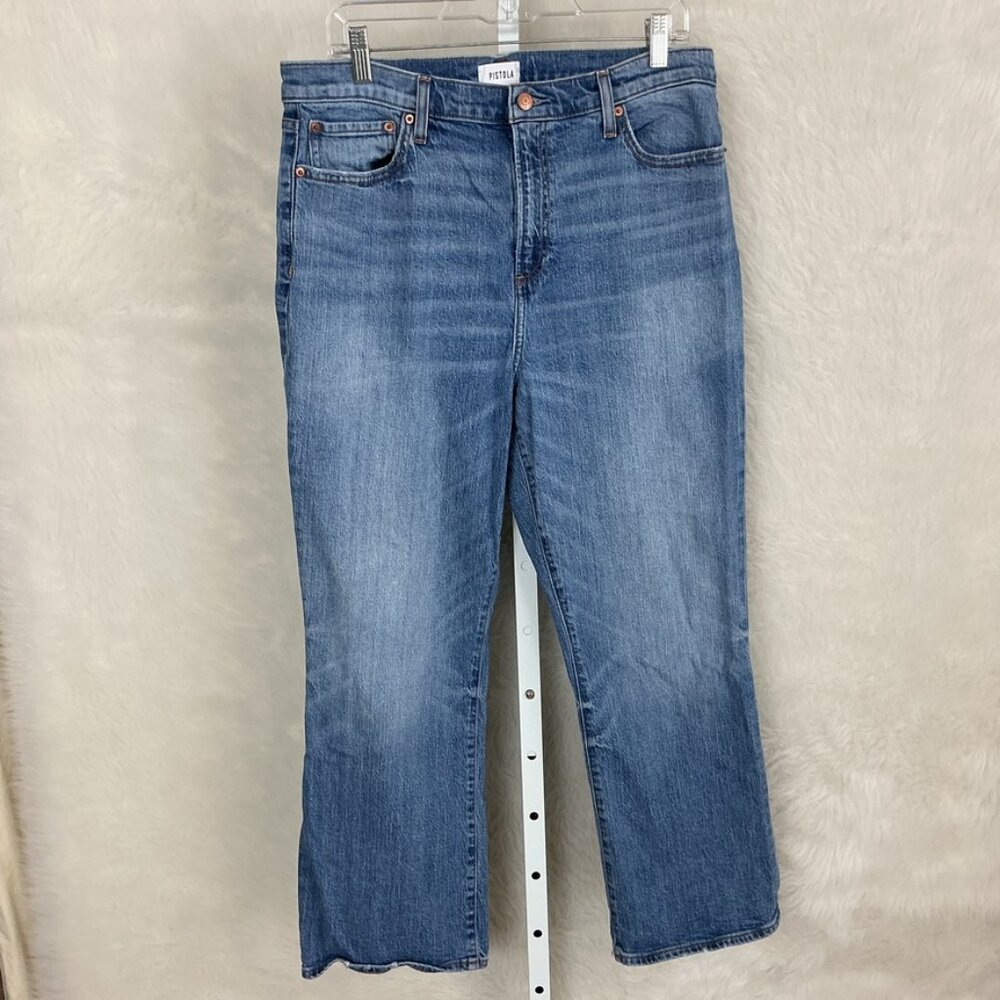 Pistola Ally Super High Rise Ankle Boot Jeans 33